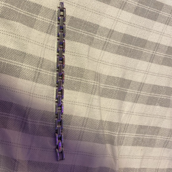 Stainless steel unisex braclet, worn only too special occasions. - Picture 2 of 2